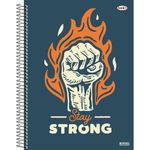 CADERNO UNIVERSITÁRIO BOM D+ MASC 01 MATÉRIA 80 FOLHAS PCT C/4