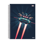 CADERNO UNIVERSITÁRIO BOM D+ MASC 01 MATÉRIA 80 FOLHAS PCT C/4
