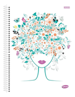 CADERNO UNIVERSITÁRIO KBOM FEMININO 01 MATÉRIA 96 FOLHAS PCT C/4