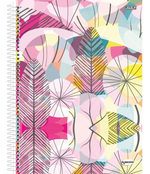 CADERNO UNIVERSITÁRIO KBOM FEMININO 01 MATÉRIA 96 FOLHAS PCT C/4