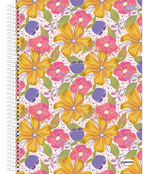 CADERNO UNIVERSITÁRIO KBOM FEMININO 10 MATÉRIAS 200 FOLHAS PCT C/4