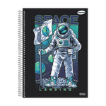 CADERNO UNIVERSITÁRIO KBOM MASCULINO 01 MATÉRIA 96 FOLHAS PCT C/4