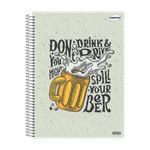 CADERNO UNIVERSITÁRIO KBOM MASCULINO 01 MATÉRIA 96 FOLHAS PCT C/4
