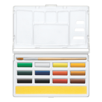 KIT AQUARELA CIS GRAF WATERCOLOR C/ 12 CORES + PINCEL