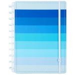 KIT CADERNO INTELIGENTE + CANETAS STABILO - SHADES OF BLUE - GRANDE