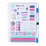 KIT CADERNO INTELIGENTE + CANETAS STABILO - SHADES OF BLUE - GRANDE