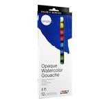 Kit Gouache Aquarela Opaca Daler Rowney Simply – 12 Cores 12ml – Pintura Artística