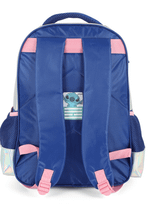 MOCHILA PRATA HOLOGRÁFICO STITCH - LUXCEL