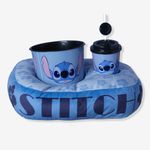 KIT ALMOFADA PIPOCA STITCH INFANTIL FIBRA VELUDO