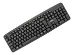 Teclado USB OEX TC10 Basic ABNT2 Preto com Fio Plug & Play Silencioso