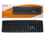 Teclado USB OEX TC10 Basic ABNT2 Preto com Fio Plug & Play Silencioso