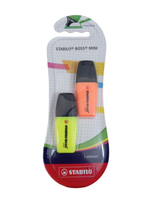 STABILO BOSS MINI BLISTER C/2 UN AM+LR