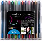 KIT CANETA PENTONIC GEL ESTOJO C/12