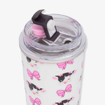 COPO NEO C/CANUDO 300ML VAQUINHA