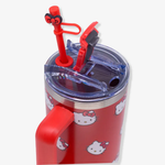 CANECAO TUMBLER C/PINGENTE 1,15LT HELLO KITTY ROSTINHOS
