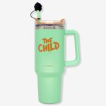 CANECAO TUMBLER C/PINGENTE 1,15LT BABY YODA  STAR WARS 