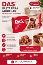 CERAMICA FRIA MASSA DAS TERRACOTA 500G