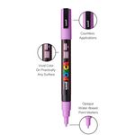 UNI® POSCA® PC-3M - MARCADORES DE TINTA À BASE DE ÁGUA SOFT COLORS (pacote com 8)