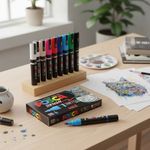 PC-5BR-8C CANETA POSCA EST C/8 UN