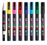 Estojo Caneta Uni Posca Pc-3m 8 Cores