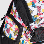 Mochila One Go Print Rosa/Amarelo 45L arena