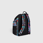 Mochila One Go Print Iguanas Roxo/Azul 45L arena
