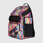Mochila One Go Print Branco/Rosa 45L arena