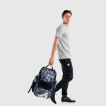 Mochila One Go Print Azul Marinho/Preto Estampado 45L arena