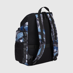 Mochila One Go Print Azul Marinho/Preto Estampado 45L arena