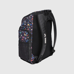 Mochila Spiky III Allover Preto e Azul 45L arena