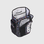 Mochila Spiky III Allover Preto e Azul 45L arena