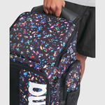 Mochila Spiky III Allover Preto e Azul 45L arena