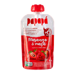 Papinha Orgânica de Maça e Morango Papapá 100g