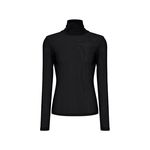 Blusa Segunda Pele  Gola Alta Preta