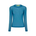 Blusa  Segunda Pele Gola Careca Azul Oceano