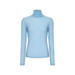 Blusa Segunda Pele  Gola Alta Azul Glacial