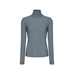 Blusa Segunda Pele  Gola Alta Cinza