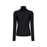 Blusa Segunda Pele  Gola Alta Preta