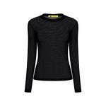 Blusa Segunda Pele Gola Careca Preta