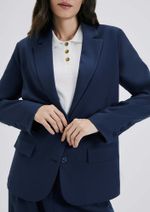 Blazer Feminino Oversized Em Crepe
