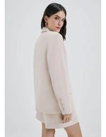 Blazer Feminino Oversized Em Crepe