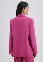 Blazer Feminino Oversized Em Crepe