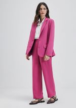 Blazer Feminino Oversized Em Crepe