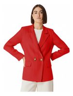 Blazer Feminino Alongado Em Alfaiataria