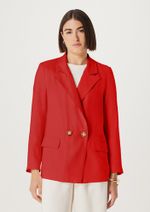 Blazer Feminino Alongado Em Alfaiataria