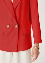 Blazer Feminino Alongado Em Alfaiataria
