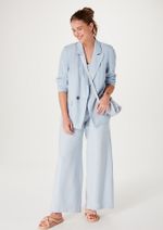 Blazer Feminino Alongado Em Alfaiataria