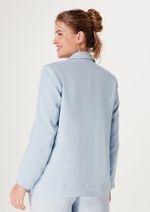 Blazer Feminino Alongado Em Alfaiataria