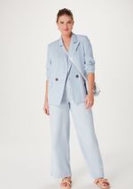 Blazer Feminino Alongado Em Alfaiataria