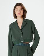 Blazer Feminino Cropped